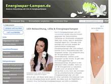 Tablet Screenshot of energiespar-lampen.de